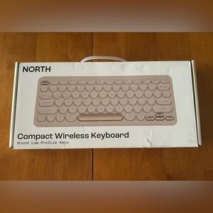 North Compact Wireless Keyboard in cream